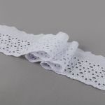 Кружево шитьё 88 мм / 9±0.2 метров, Турция, белый, Gamma GYEM-8800