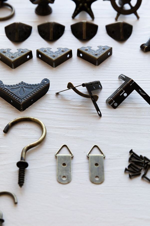 Уголок для шкатулок 2.9х2.9 см, 20 шт, 02 бронза, Mr.Carving