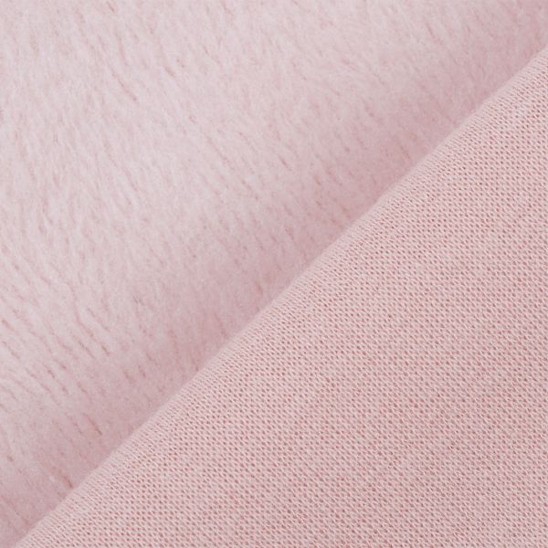 Плюш (ткань) трикотажный 390 г/м², 160 см / рул. 5 метров, 11-2511 св.розовый, Gamma PLF