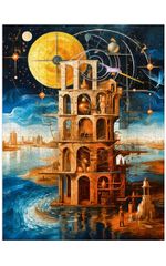 Пазл деревянный Башня времени 500 элементов, Фрея PZLD-006