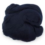 Шерсть для валяния полутонкая 100%, 100г (04 т.синий)