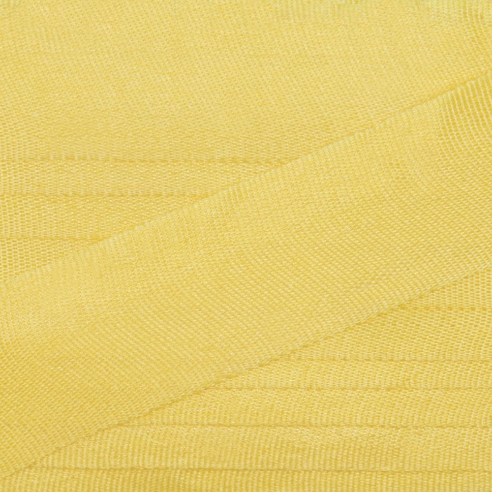 Лента (тесьма) шелковая 13.0 мм / 45.5±0.5 метров, №021 желтый, Gamma SR-13