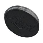 Термоаппликация круг ANGEL black 93х67мм (Black (черный)), 2 шт, LA559