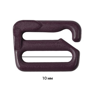 Крючки для бюстгальтера металл 8.9 мм, 076 сливовое вино, Arta, 50 шт