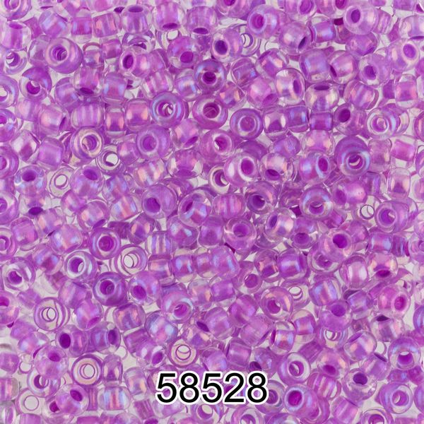 Бисер Preciosa 10/0 (2.3 мм), 500 г, 58528 (Ф551) розовый