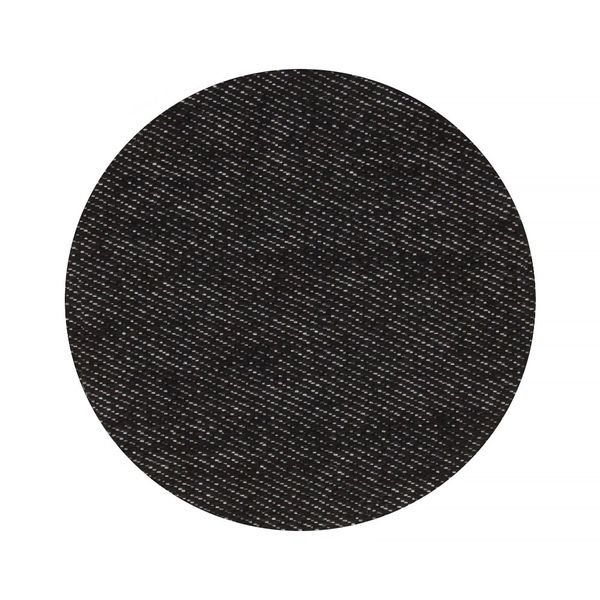 Термоаппликация, круг №1 ⌀12 см, 2 шт, 1-03-03 черный, Blitz