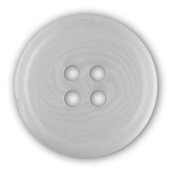 Пуговицы 4 прокола костюмные 20 мм, 24 шт, А001 белый, Gamma OXG 0001