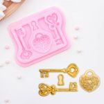 Молд 8,5х6,8х0,7 см, Ключ от сердца