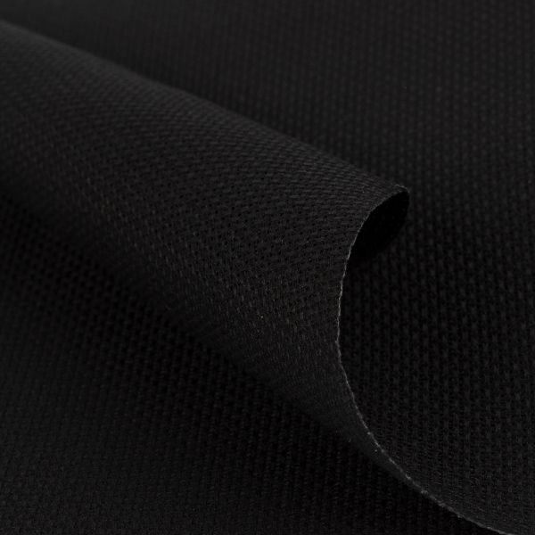 Канва Aida 18 ct, 50х50±2 см, чёрный, Gamma