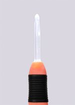 Крючок для вязания с подсветкой пластик ⌀6.0 мм, 15.6 см, оранжевый, Gamma CH-LD