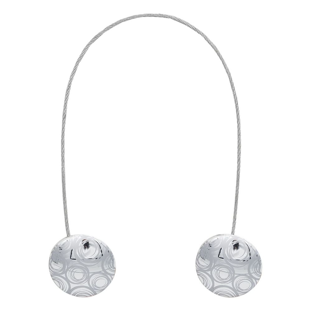 Клипсы для штор магнитные с тросом, 30см ⌀45, 1Ю