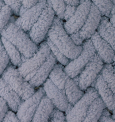 Пряжа Alize (Ализе) Puffy / уп.5 мот. по 100 г, 9м, 087 темно-серый