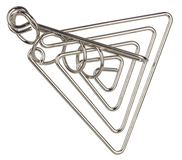 Головоломка металлическая, 1 шт, Лабиринт 6 элементов, Delfbrick DLM-39