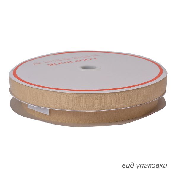 Лента контактная липучка (велкро) пришивная 25 мм / 25 метров, F335 розовый неон, /пара/, кач.