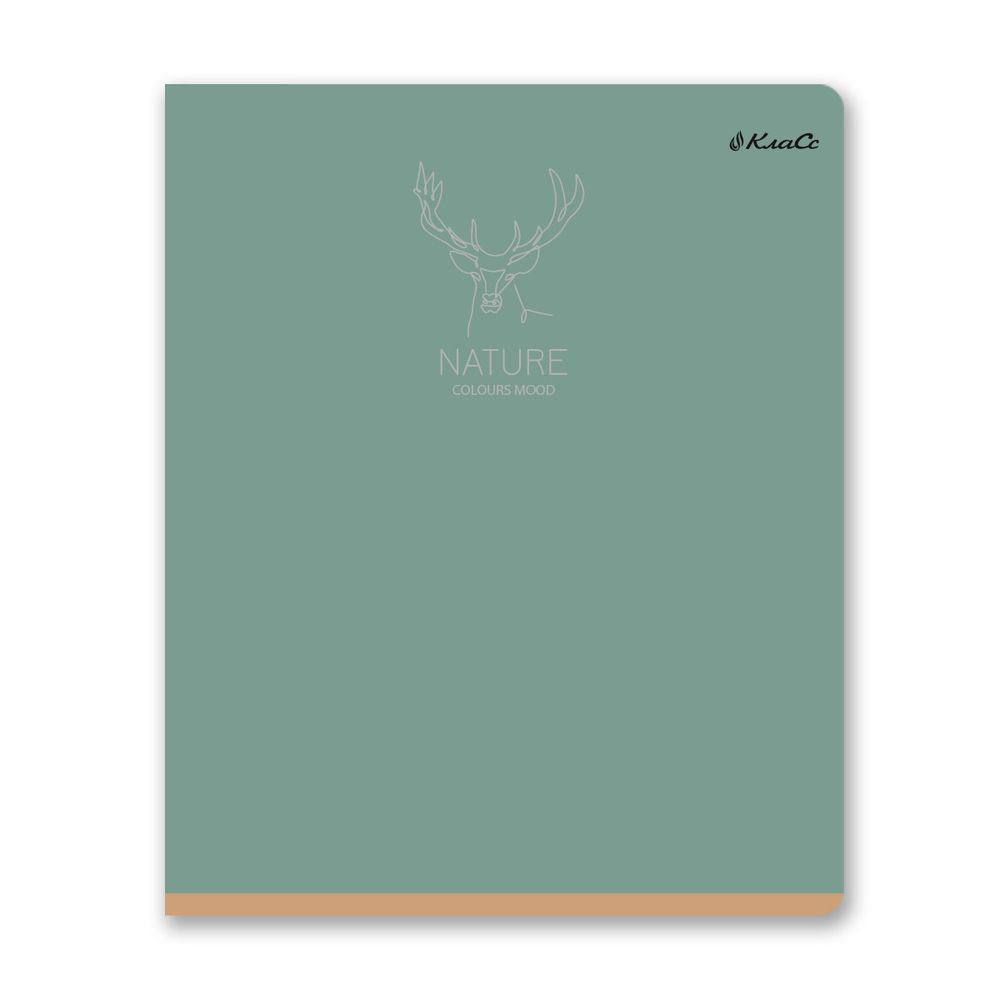 Тетрадь ученическая общая, пантон, A5+ 96 л. на скобе 60 г/м², белизна 100%, 5 шт, клетка в термоусадочной пленке, 000786 Заповедный мотив, Светоч 96ТЕТк-005