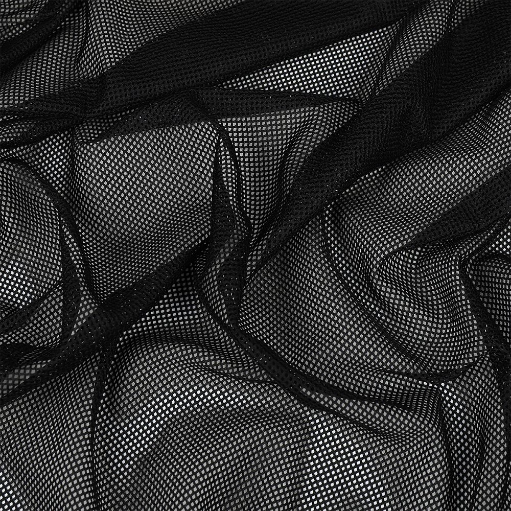 Сетка подкладочная трикотажная 65 г/м², 170 см / 5 метров, TBY.0354.03.5, цв.03 черный