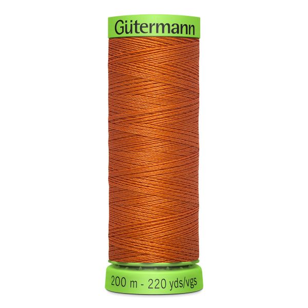 Нитки для тонких тканей Gutermann Extra Fine 150, 200м, 982 св.рыжий, 5 катушек