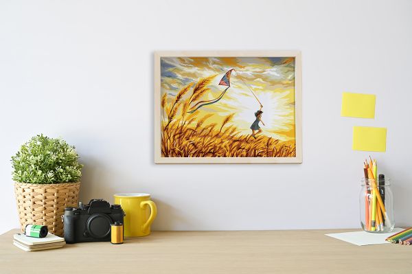 Картина по номерам Фрея PKZ/PM-022, Беззаботное детство, (на картоне) 40х30 см