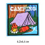 Термоаппликация Camping 6,2х6,4см, 10 шт