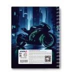 Тетрадь ученическая общая, выборочный УФ лак, A5 96 л. на гребне 65 г/м², белизна 100 %, 4 шт, клетка, 01190 МИКС - Время первых!, Светоч Т113