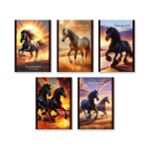 Блокнот на скобе, A6 48 л. 10 шт клетка, Грациозный галоп 01731, Б261 Светоч