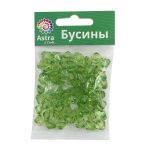 Бусины акрил ⌀10 мм, 25 г, ромбовидные, Astra&Craft, 57