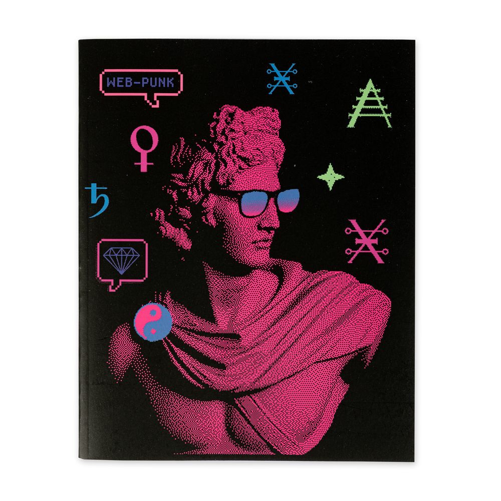 Тетрадь Digital A5 96 л. на спирали 60 г/м², 6 шт, клетка, SVT 960521 05 Аполлон в очках, Светоч