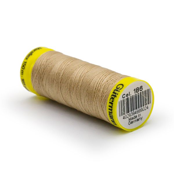 Нитки для трикотажа Gutermann Maraflex, 150м, 186 крем-брюле, 5 катушек