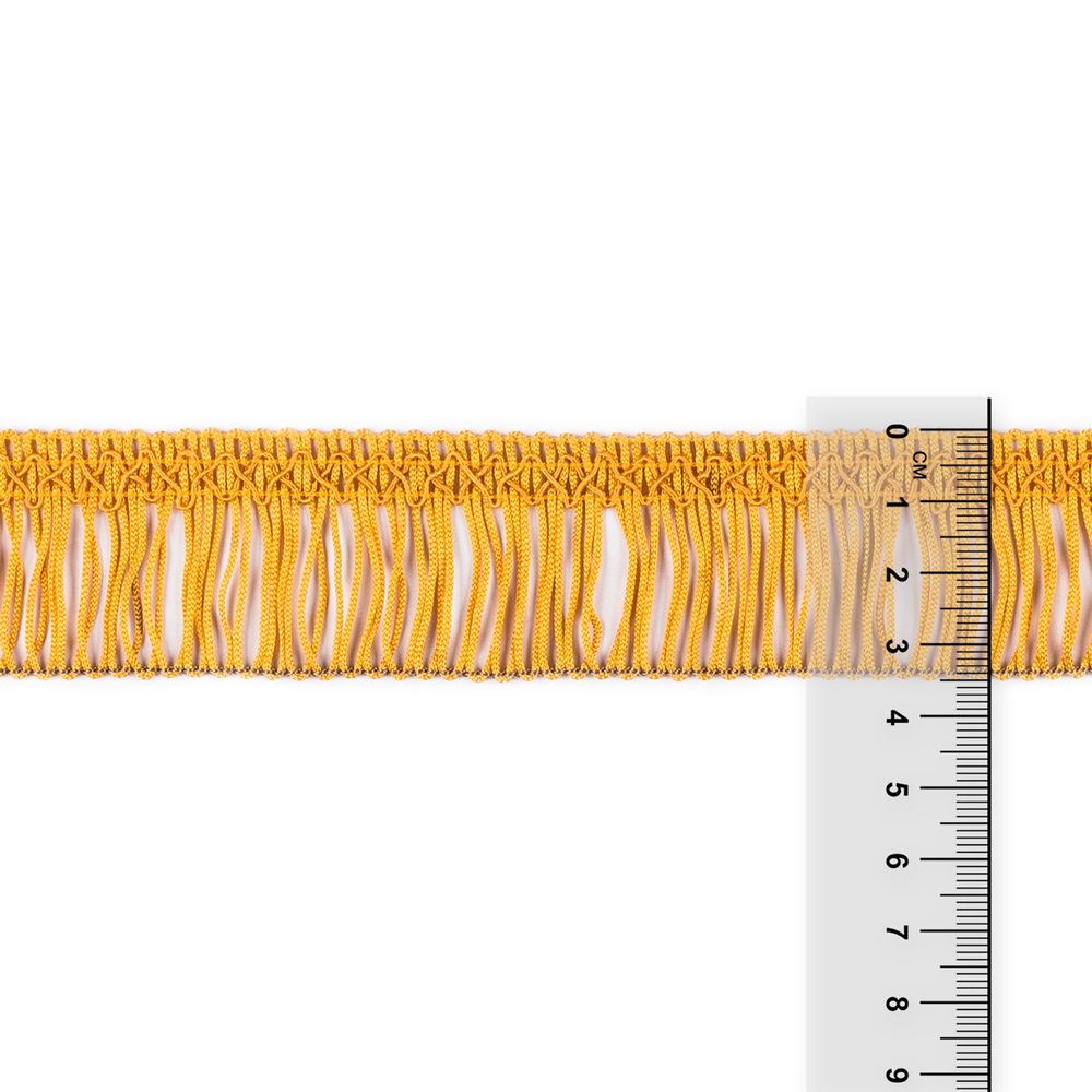 Бахрома отделочная 35.0 мм / 16 метров, 188 св. охра, Gamma А-08