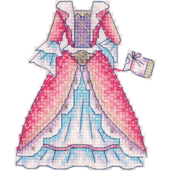 Набор для вышивания нитками Panna, Принцесса, 5,5х13,5 см
