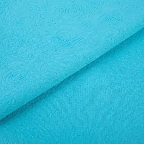 Ткань блузочная 300 г/м², 150х150 см, 16-4725 бирюзовый, Gamma FSF-05