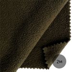 Флис 1-сторонний 130 г/м², 150 см / 2 метра, TBY-0085-078.130.2, цв.S078 олива