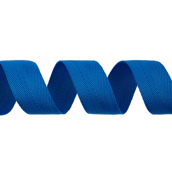 Стропа (ременная лента) 40 мм / 25 метров, толщ. 1.44 мм, [14.4 г/пог.м], 100% п/п, рис. 3114, синий, Gamma С1594Г17