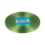Лента атласная 1-сторонняя 6.0 мм / 33±2 метра, 085 серо-зеленый, Gamma