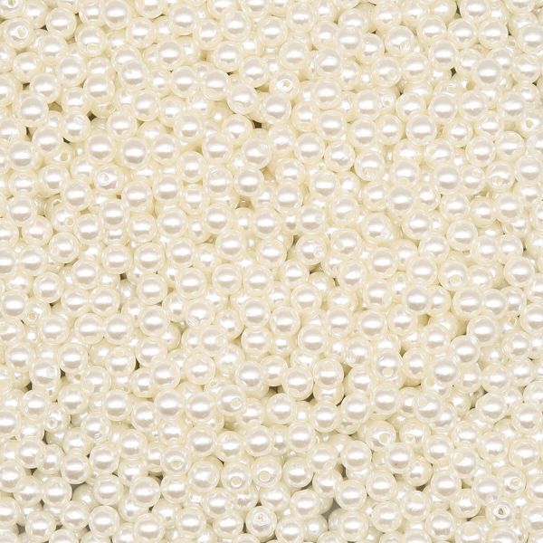 Бусины пластик ⌀8 мм, 500 г, 003 NL телесный, Astra&Craft, 7706545/7738652