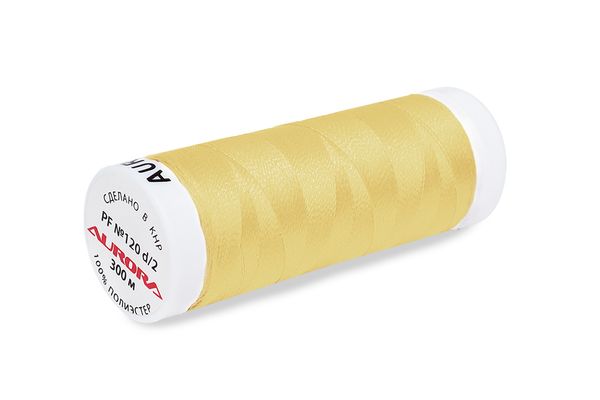 Нитки для креативных работ Aurora №120, 300 м, цв. PF531, 5 катушек