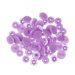 Кнопка рубашечная установочная пластик ⌀15 мм, 15 шт, 013 фиолетовый, Micron POM-15