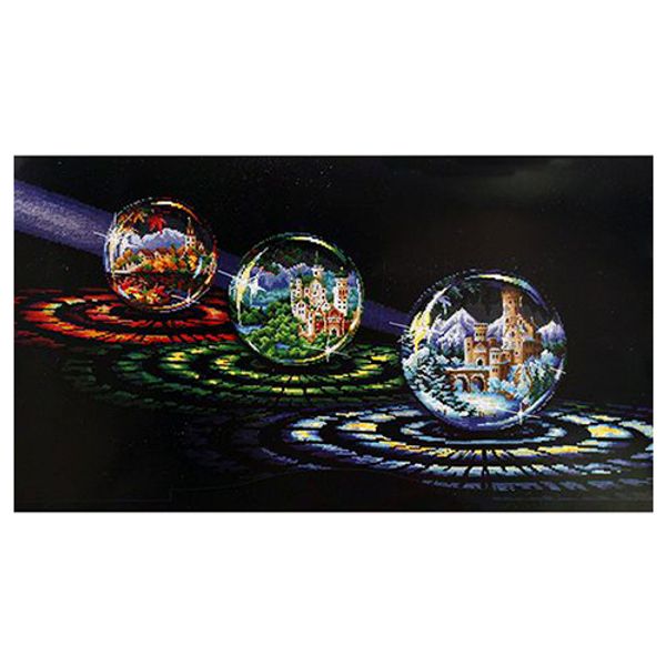 Набор для вышивания нитками Сделай своими руками, Шары желаний, 68х41 см