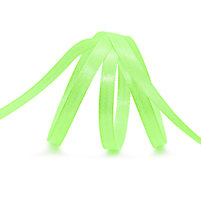 Лента атласная 1-сторонняя 6.0 мм / 22.86±1 метров, 084 салатовый, Globus