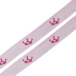 Лента атласная с рисунком 25.0 мм / 3 метра, Короны, Globus