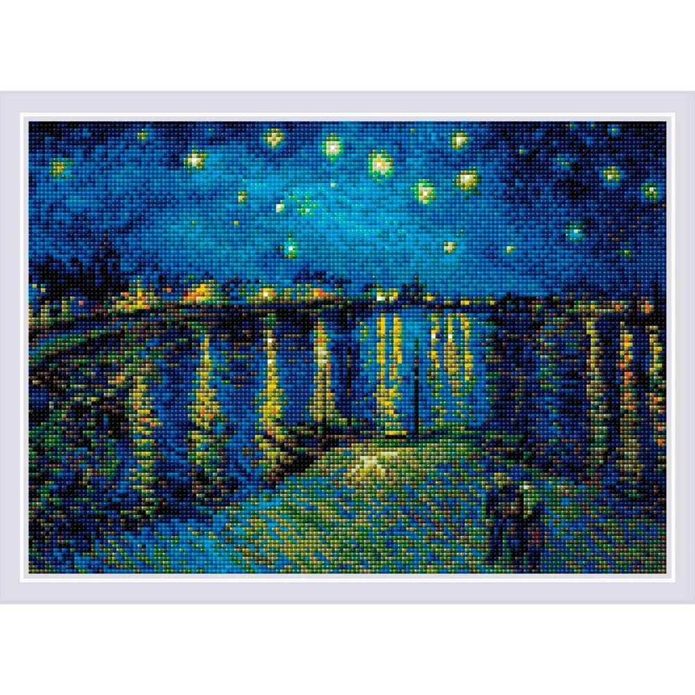 Риолис, Звездная ночь над Роной по мотивам картины В. Ван Гога 27х38см