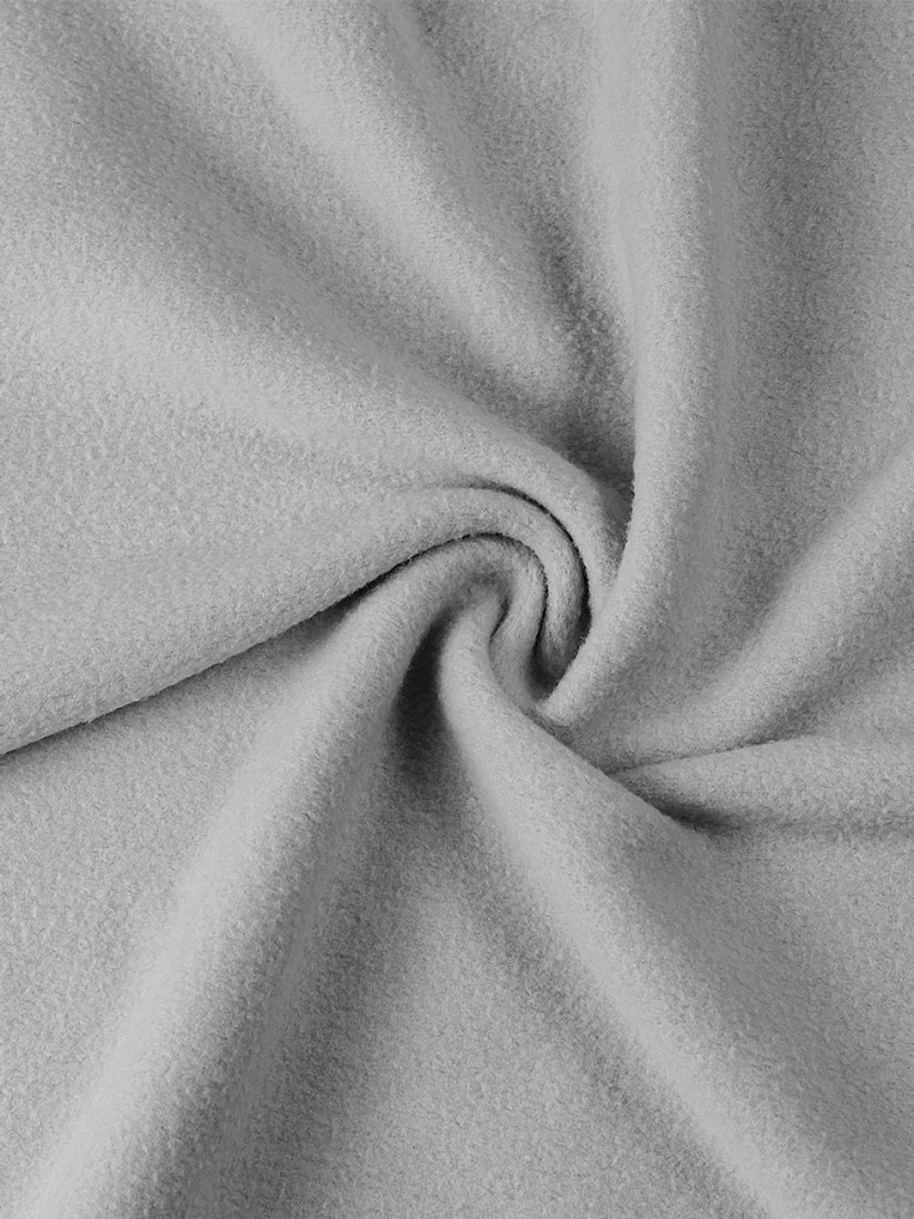 Флис 2-сторонний 190 г/м², 150 см / 10 метров, TBY-0059-336.27, цв.S336 св.серый