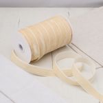 Лента бархатная (тесьма) 20.0 мм / 32.9±2 метров, 0081-1901, 28 сливочный