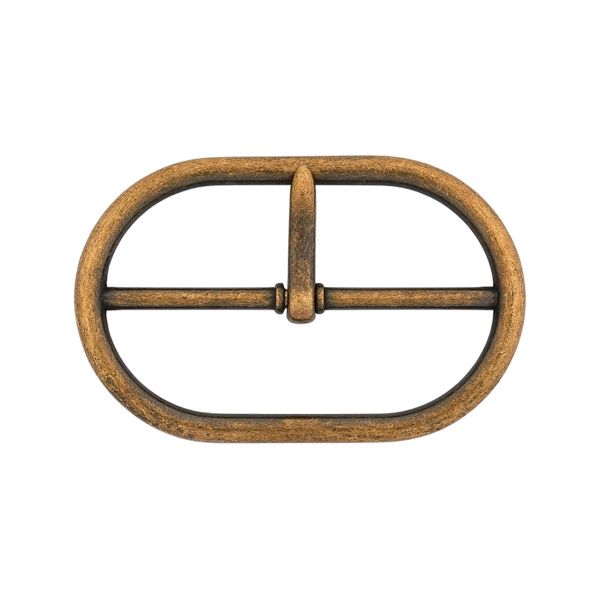 Пряжка овальная 50 мм, металл (ОВ бронза), МВ_2301, 6 шт