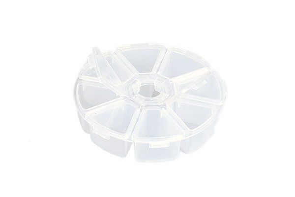 Контейнер для бисера ромашка большая ⌀10см 8 секций А