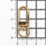 Карабин металл 10.0 мм (34х12 мм), золото цв.02, ГД15089, 10 шт