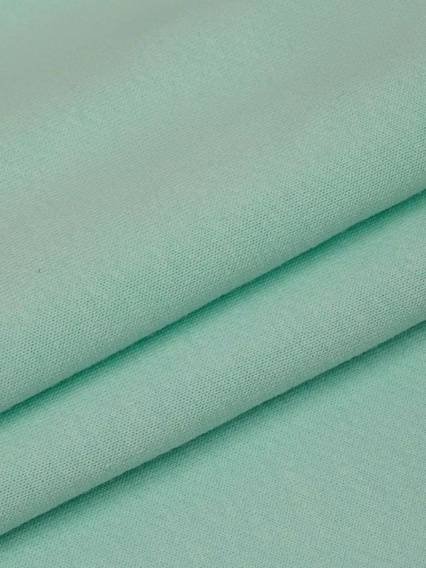 Футер 2-нитка петля поликоттон стрейч 220 г/м², 160 см / 3 метра, ФУТ2Х.TBY.ХЛ-ПЭ.S822.3, цв.S822 мятный