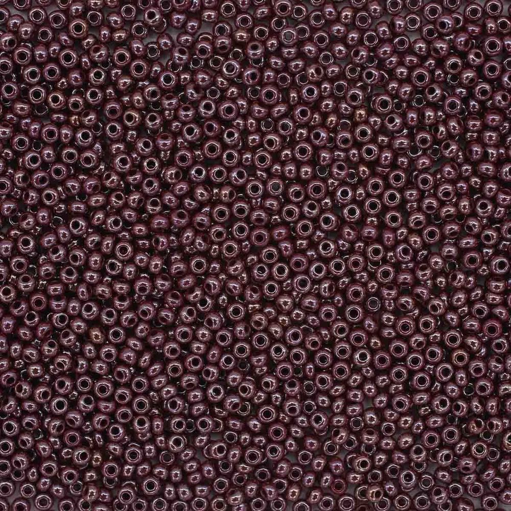 Бисер Preciosa непрозрачный с жемчужным покрытием 10/0 (2.3 мм), круг.отв, 20гр, уп.5 шт