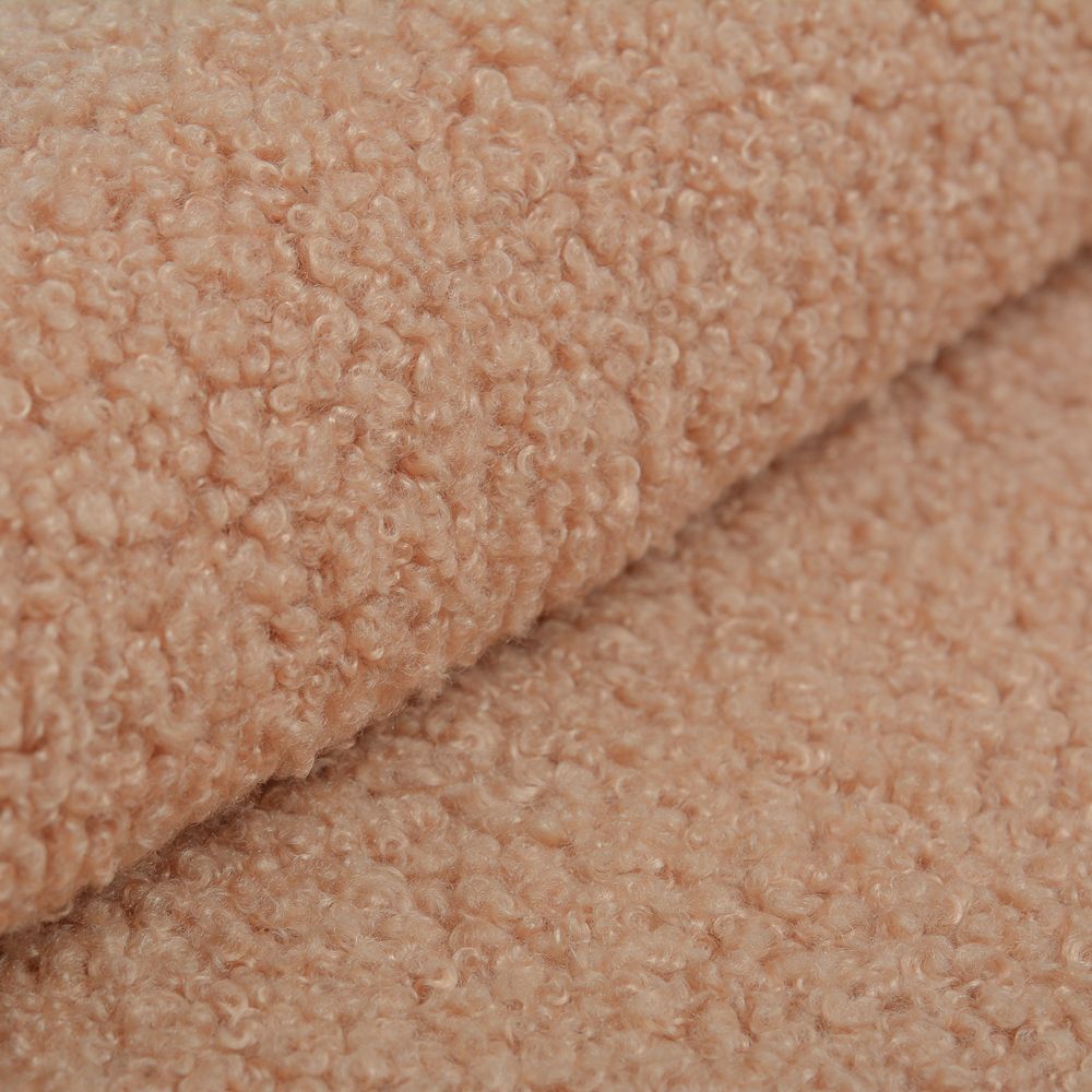 Мех трикотажный 280 г/м², шир.165см, цв.т.бежевый, 20м /TOS/