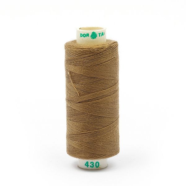 Нитки швейные бытовые Dor Tak 40/2, 366 м / 10 кат., 430 т.бежевый